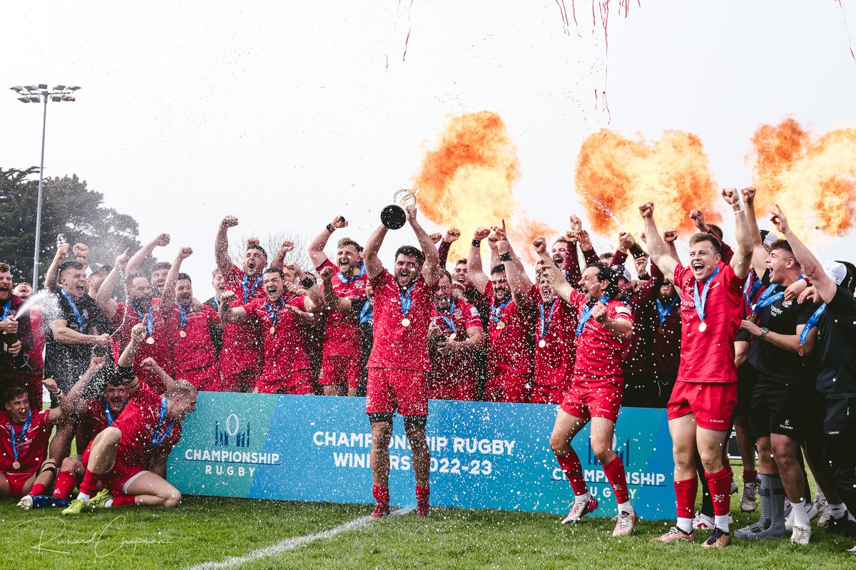 We'd like to congratulate the @JerseyRedsRugby on their impressive victory in the RFU Championship! As proud sponsors, we're thrilled to see their hard work pay off. Congratulations on your incredible achievement!