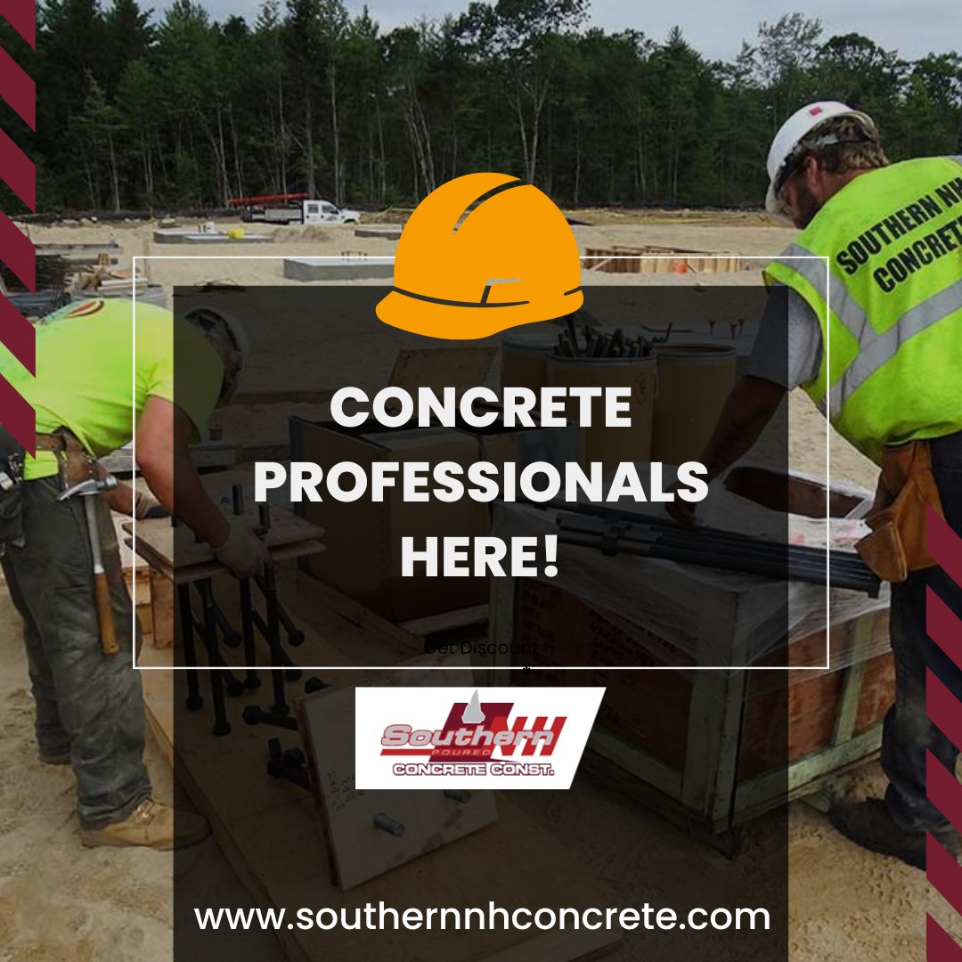 Want to work for a company that values your skills and contributions? We're hiring concrete professionals who are dedicated to quality work and exceptional customer service.
Send us your resume at rslater@southernnhconcrete.com

 #CompetitivePay #GreatBenefits #RetirementPlan