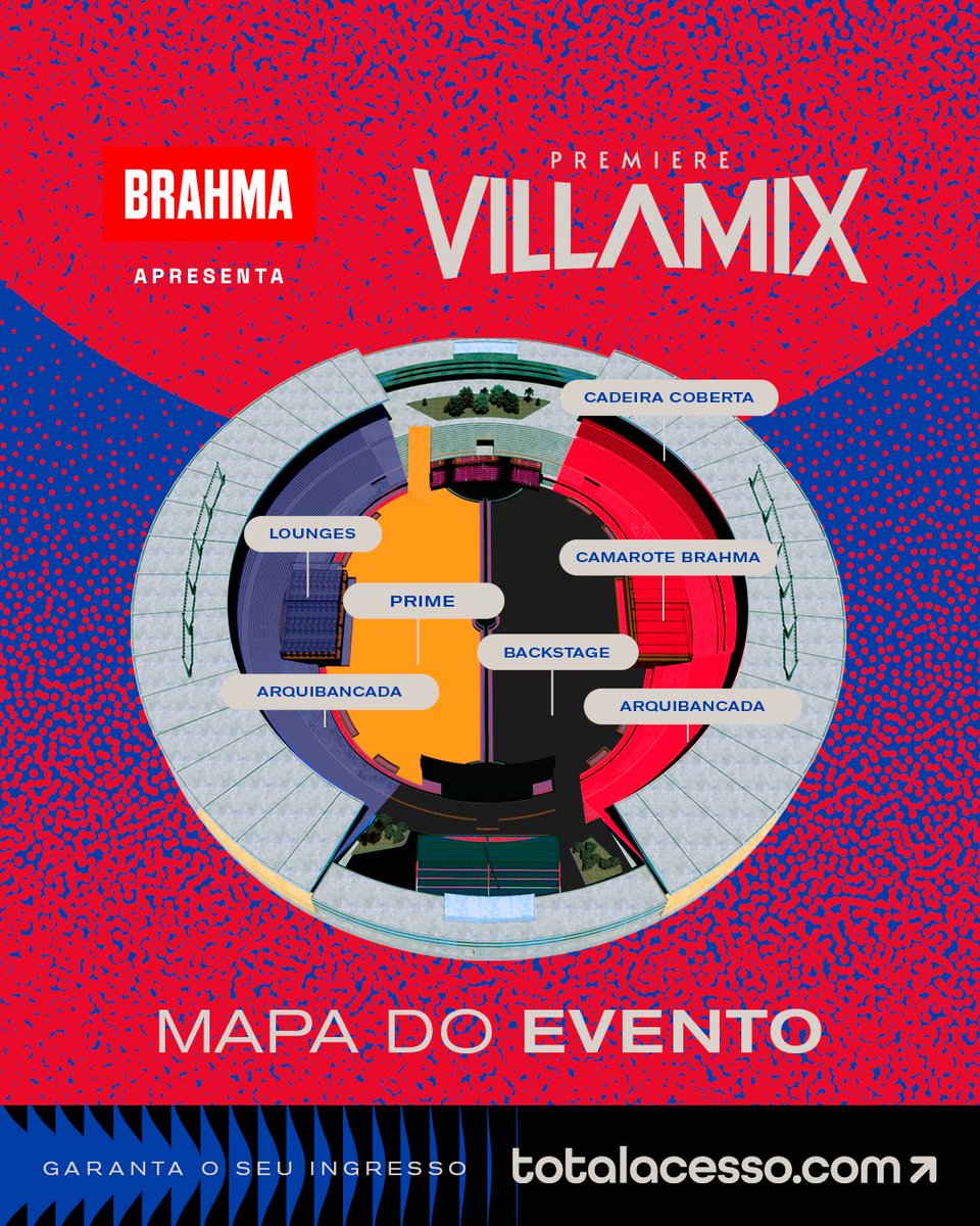 Uma explosão de hits vai fazer o Estádio Serra Dourada brilhar como nunca: 

🗺️ 👉 Confira o mapa da #PremiereVillaMix e venha viver esse momento histórico no setor que mais combina com você.

🎟️ Vendas abertas, em até 10x sem juros ✨

#PremiereVillaMix #VillaMix