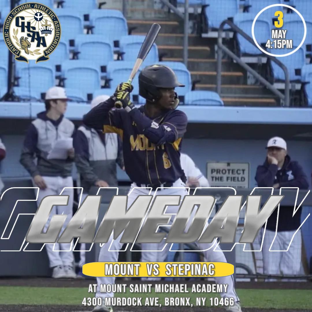 mountbaseball's tweet image. The Mount is right back at it this afternoon after last night's trip to Staten Island.  The Mounties host Westchester rival Archbishop Stepinac at 4:15.