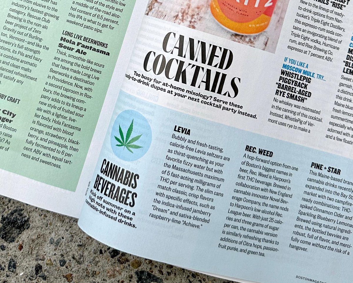 leviabrands's tweet photo. Check us out in the May issue if @bostonmagazine! Thank you @jackie_cain for including LEVIA. #leviabrands https://t.co/XmX7wCg2Jm https://t.co/6wKyaZzxbN