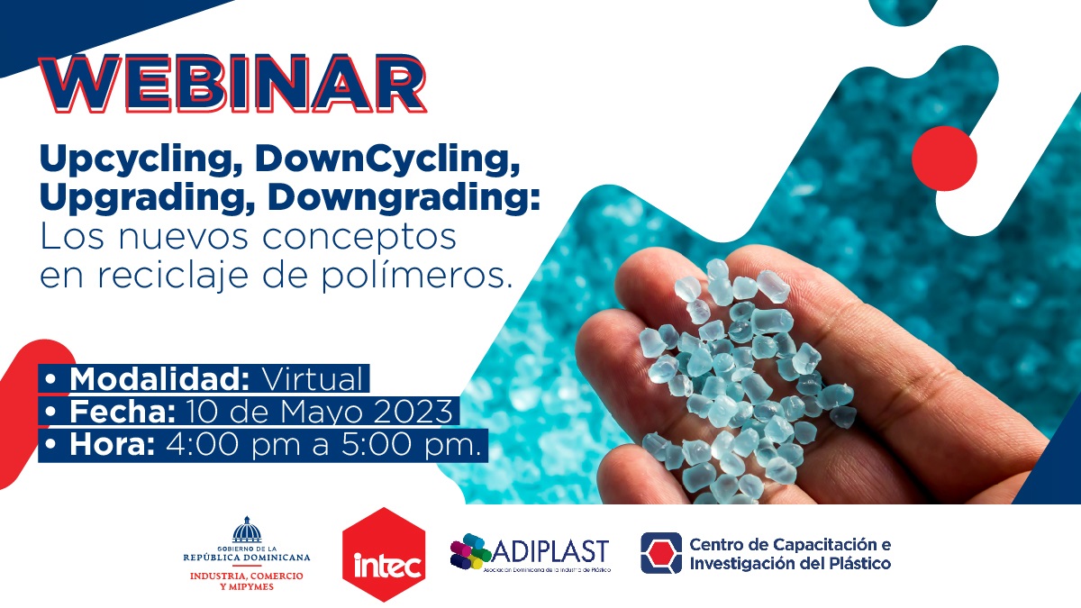 👷 📣 ¡Atención industrial del sector plástico!

Participa en el webinar realizado en colaboración con @Adiplast_RD, <a href="/intecrd/">INTEC</a> y el Centro de Capacitación e Investigación del Plásticos.

🔗Inscríbete en: bit.ly/Webinars-CCIP

#IndustriasRD