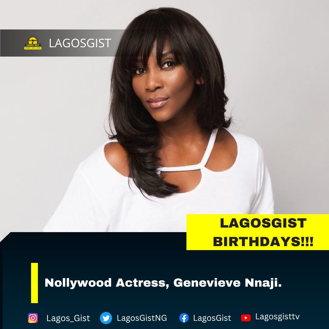 Happy Birthday to Veteran Nollywood Actress,  Genevieve Nnaji!    