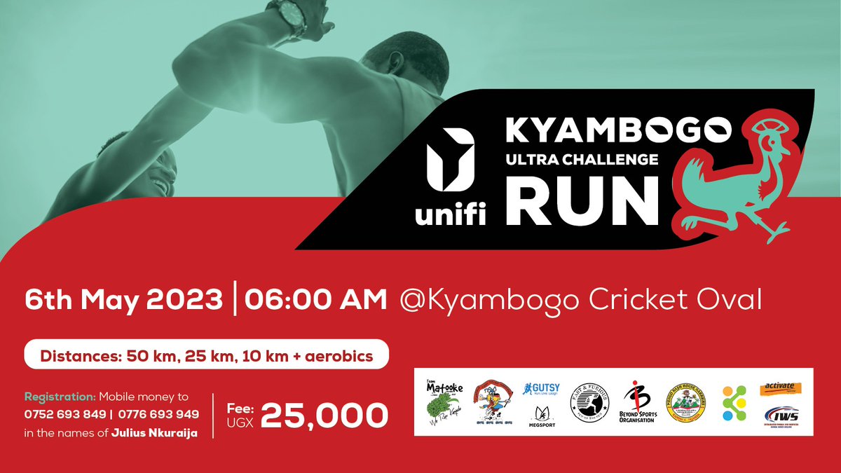 3 days to D-Day, are you signed up already for @UnifiUg #KyambogoUltraChallengeRun! Tell a friend to tell a friend, the 10KM trail would be a good place to start their marathon running journey. See flyer for details