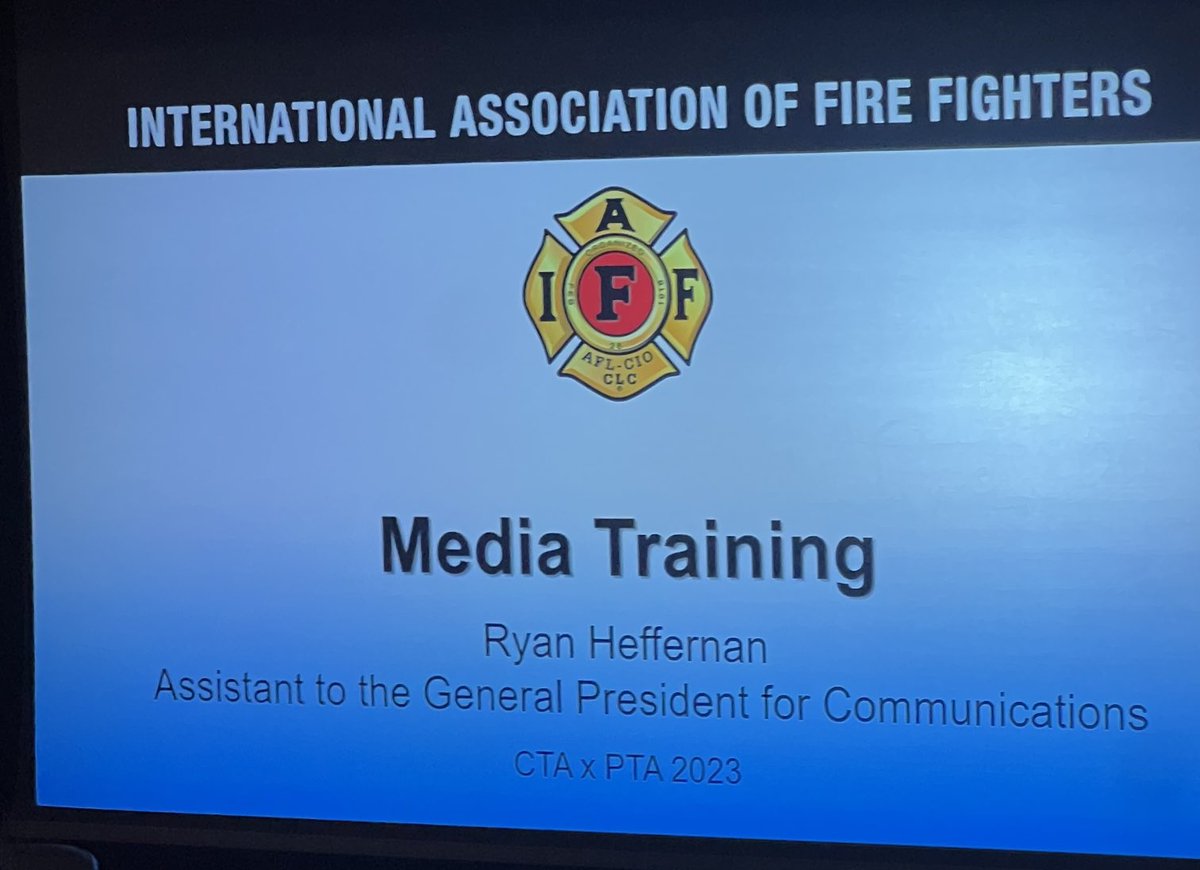 SteveInhof's tweet image. Acquiring more knowledge on how to get the West Bend Firefighters message out to the people we are sworn to protect. #IAFF #IAFFCTA23 #WB Firefighters