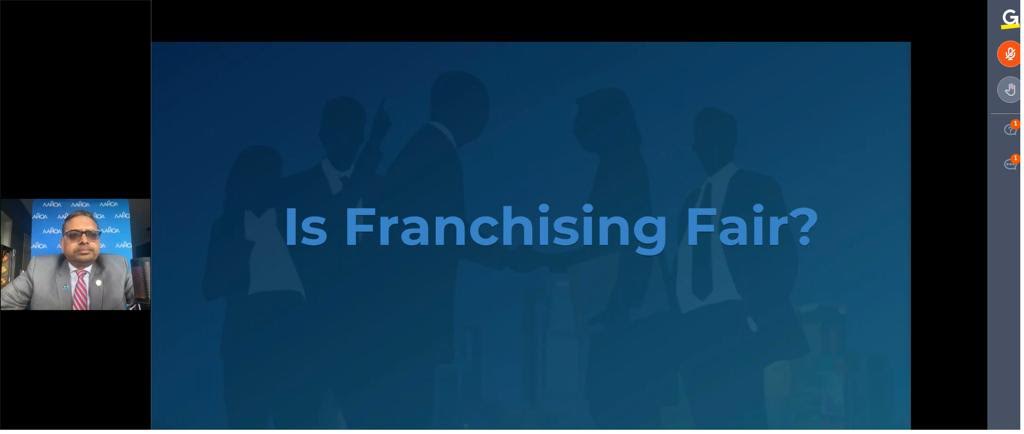 AAHOAChairman's tweet photo. #AAHOA hosted a call alongside @AAFD_ &amp; @cfainc  w/ @FTC to discuss fairness in franchising. Honored to have been a part of the conversation &amp; to represent hotel franchisees. #ThankYou to the Honorable Lina Khan, Chair @FTC, for joining us! Watch it today: https://t.co/juzeve1ZgZ https://t.co/tinlw7cBBc