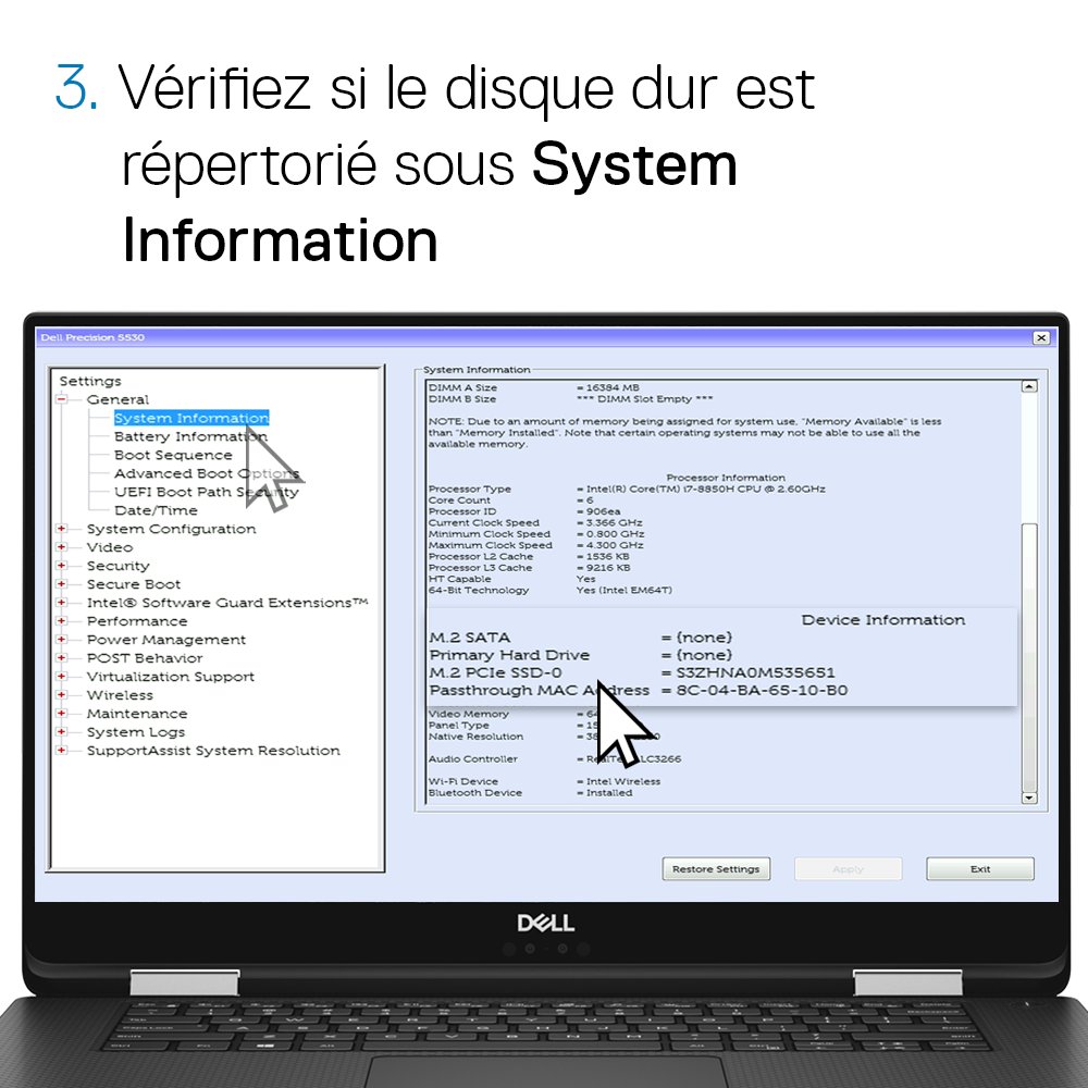 DellVousAide's tweet image. Message d'erreur lié au #DisqueDur ou Windows ne se charge pas ? 
La première étape consiste à vérifier si le #BIOS détecte votre lecteur. 
En savoir plus : ➡️ del.ly/6010Oplxe 
Cliquez sur J'aime si vous appréciez ce contenu ! #DellAstuces #HDD