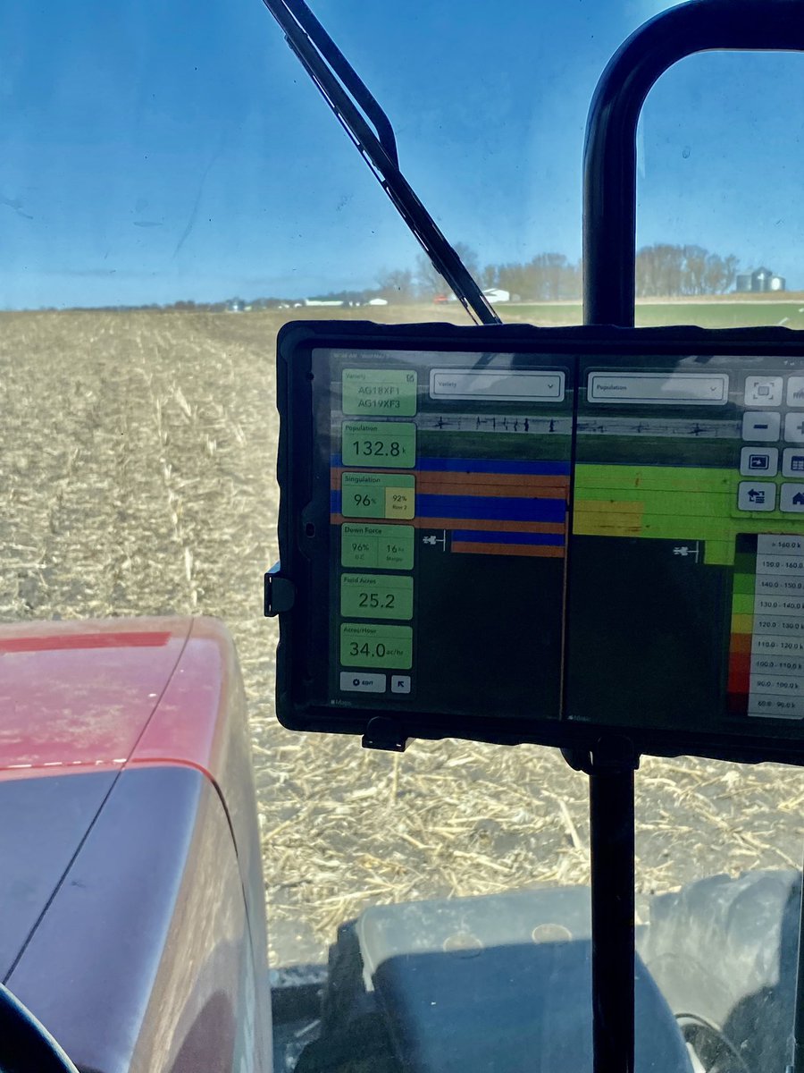 Out here helping growers paint lines. Soybean side by side trial going in. <a href="/Asgrow_DEKALB/">DEKALB Asgrow Seed</a> <a href="/Bayer4CropsUS/">Bayer U.S. 🇺🇸 | Crop Science</a> <a href="/DKCAsgrowNWIA/">DEKALB Asgrow NW IA</a> <a href="/fieldviewhelp/">FieldView Support</a>