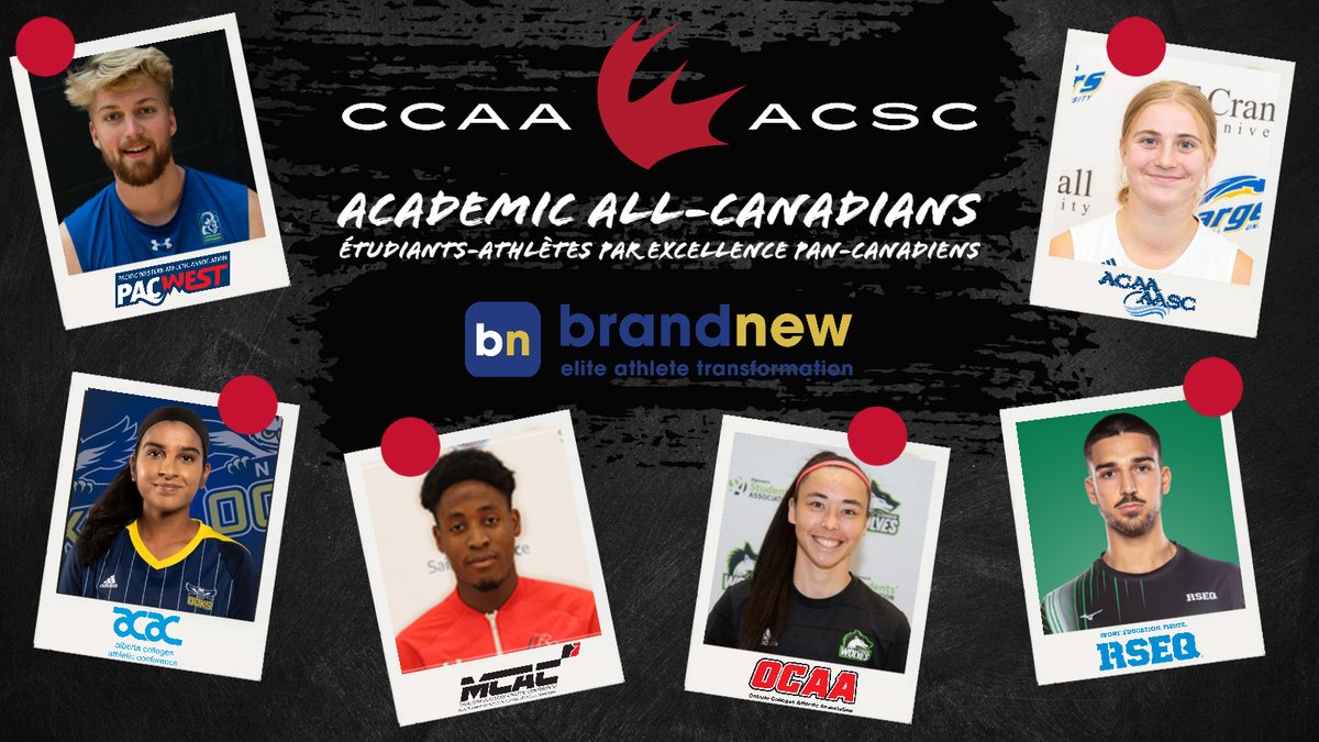 CCAAsportACSC's tweet photo. Congratulations to our 2022-23 CCAA Academic All-Canadians! ๐จ๐ฆ
STORY โก๏ธ https://t.co/FuIngnixZ3
#LetsGoCCAA #StudentAthletes https://t.co/IWNW7FYbxO