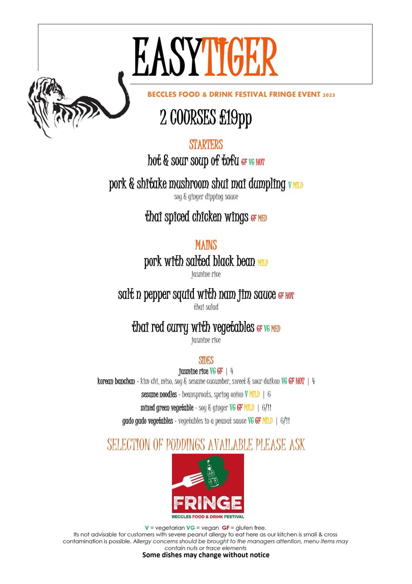 How about something Asian! #becclesfringeevent