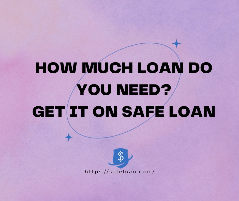 Get the funds you need at Safeloan! 
If you are from USA : Apply now! safeloan.com