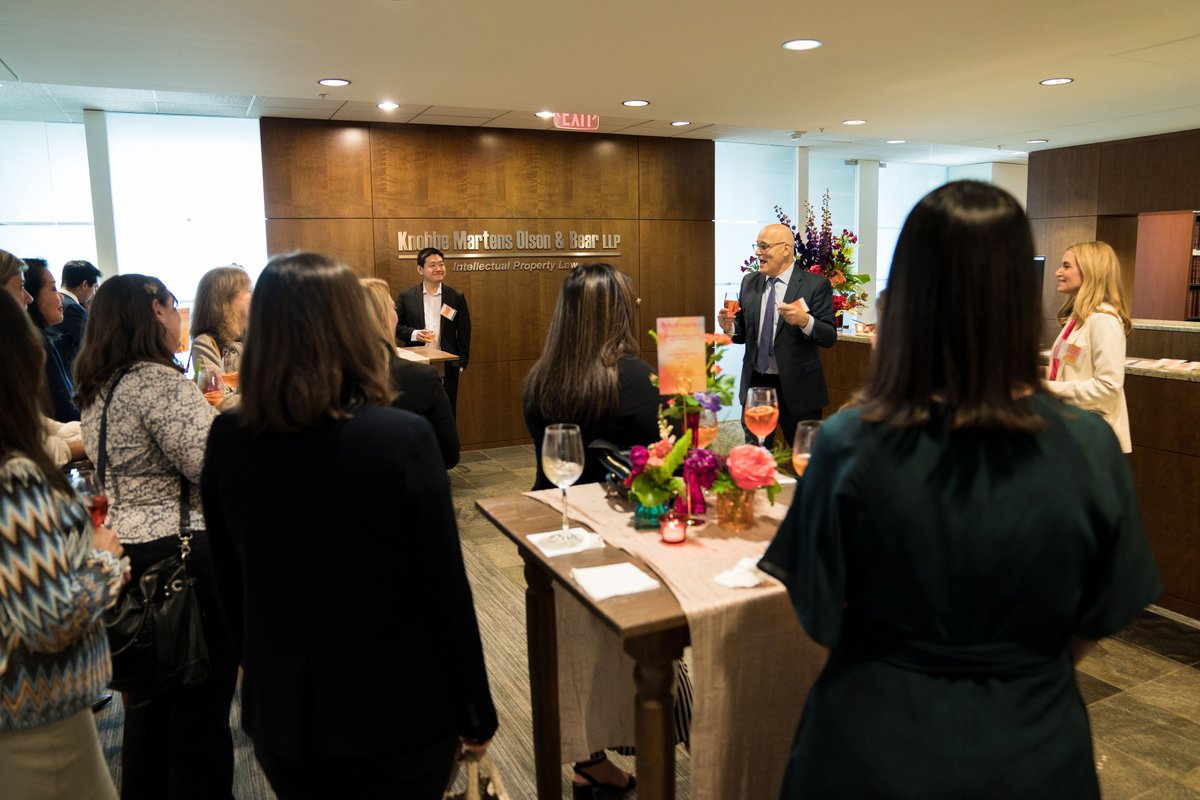 KnobbeMartens's tweet photo. Knobbe Martens was thrilled to host the American Intellectual Property Law Association Women in IP’s global networking event, where women IP attorneys and professionals from around the world gathered to celebrate, network and collaborate with their peers.
#Diversity #AIPLA #WIPNE https://t.co/jgOliSYy8l