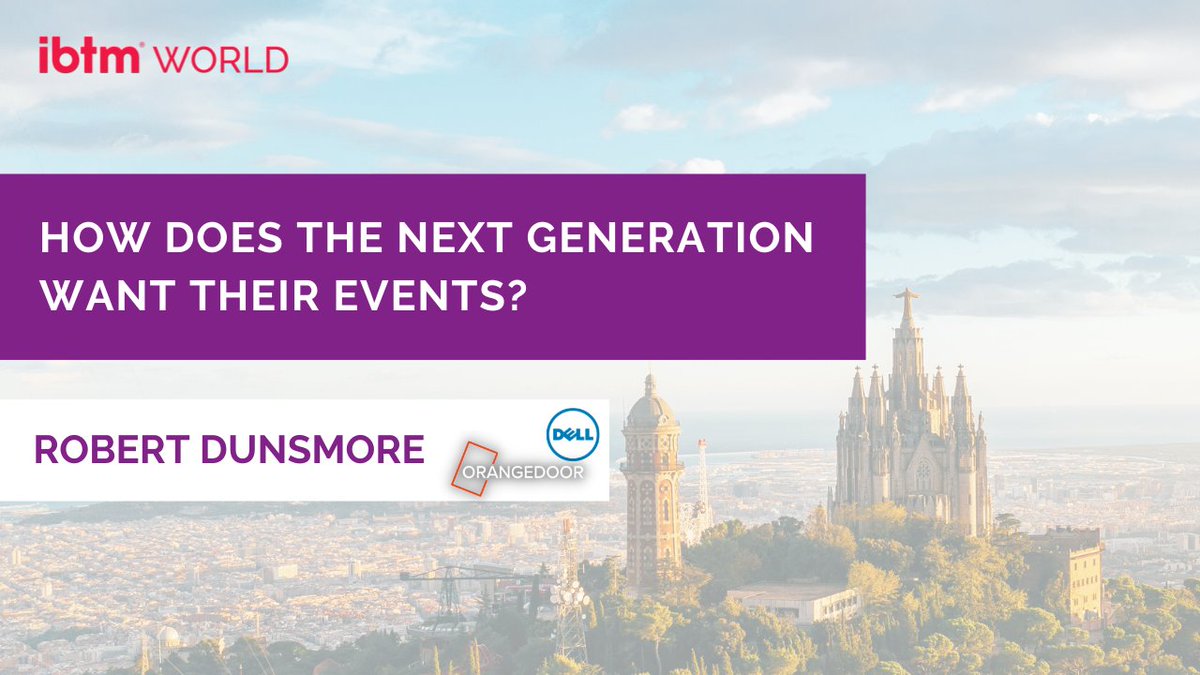 IBTM (@ibtmevents) on Twitter photo How does the next generation want their events?
In partnership with <a href="/Dell/">Dell</a> and <a href="/weareorangedoor/">OrangeDoor</a>, this session from #IBTMWorld 2022 with <a href="/robert_dunsmore/">Robert Dunsmore</a>, challenged attendees to re-imagine and “remix” a client event.
Take a look at what they came up with: youtu.be/8h10-5JXwJs How does the next generation want their events?
In partnership with <a href="/Dell/">Dell</a> and <a href="/weareorangedoor/">OrangeDoor</a>, this session from #IBTMWorld 2022 with <a href="/robert_dunsmore/">Robert Dunsmore</a>, challenged attendees to re-imagine and “remix” a client event.
Take a look at what they came up with: youtu.be/8h10-5JXwJs