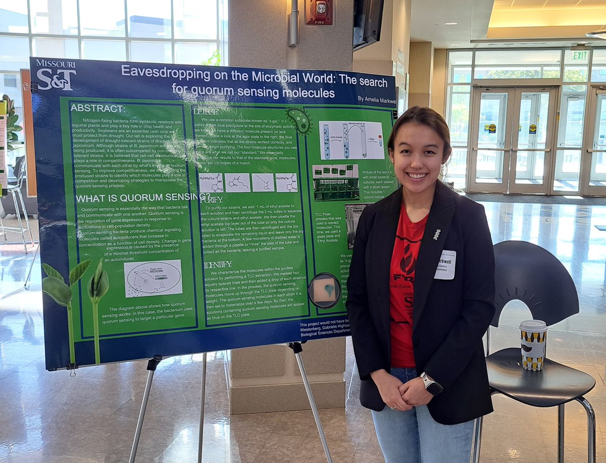 SandTBioSci's tweet photo. Our @SandTBioSci department is well represented in the annual #FirstYearResearchExperience symposium. A lot of great interdisciplinary research. @sandtcase @MissouriSandT https://t.co/FDod8pWatI