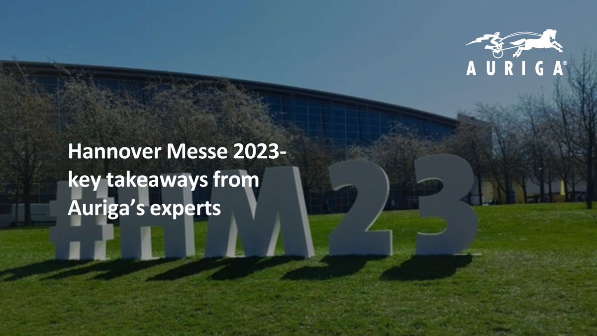 Auriga’s experts visited The Hannover Messe 2023 and shared their insights on the latest trends and innovations. 

ow.ly/sHTU50Oe7oV