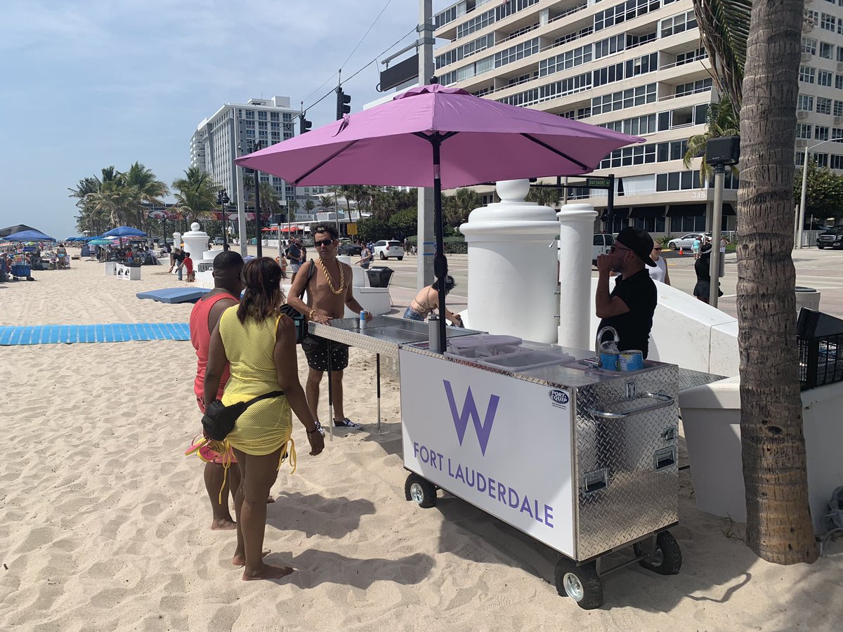 stephensoncase's tweet photo. Our Mobile Beverage Station is in beautiful Fort Lauderdale on the Beach! Improve your #hospitality #increase your #food 🌭 #beverage 🍹sales #hotels #resorts #beach #pool Compact, portable, use it anywhere! #plugin #battery https://t.co/tyM7wsG1Kv https://t.co/k41mibjKfG