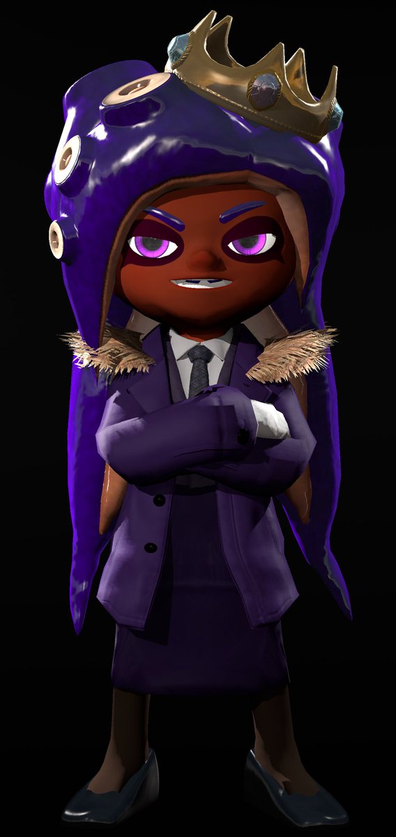 LolAttackProd's tweet photo. Vella Asterias is the matriarch of the Asterias royal family, and the queen of the Octopian population. Following her rise to power, she installed a nepotistic "Octocracy" and weaponised public hypnosis. Her policies draw the ire of both her people and her co-workers. https://t.co/C0PvksR5Qs