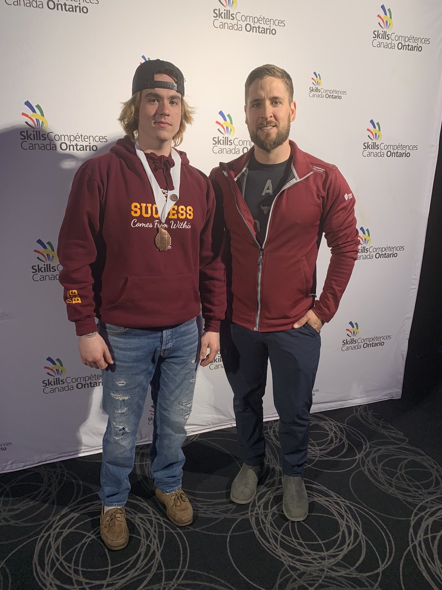 🥉Bronze Medal!! Awesome job to Parker Tilbery in Carpentry from @SudbsuryCDSB #SOC2023 <a href="/skillsontario/">Skills Ontario</a>