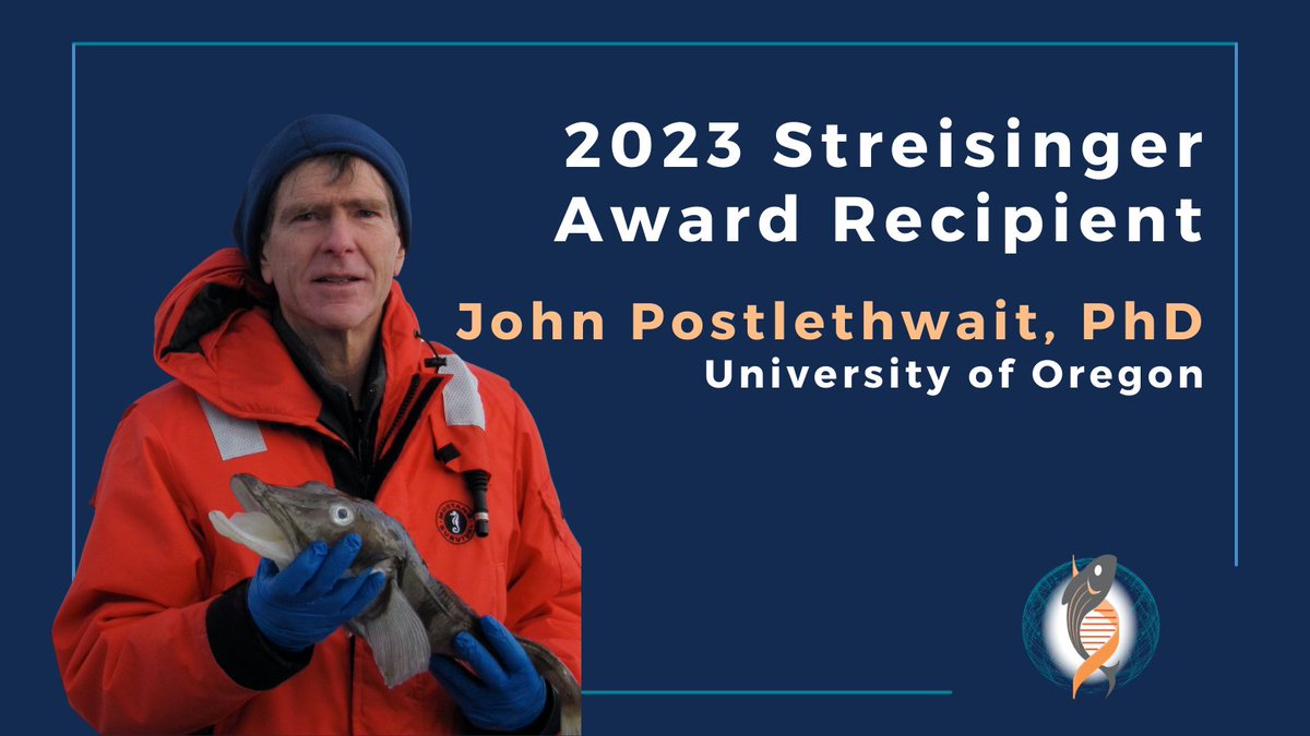 Congratulations to the IZFS 2023 Streisinger Award winner, Dr. John Postlethwait! The award recognizes foundational work that has opened possibilities within the zebrafish field! The award will be presented at the upcoming #EZM2023 meeting in Krakow! izfs.org/news/congratul…
