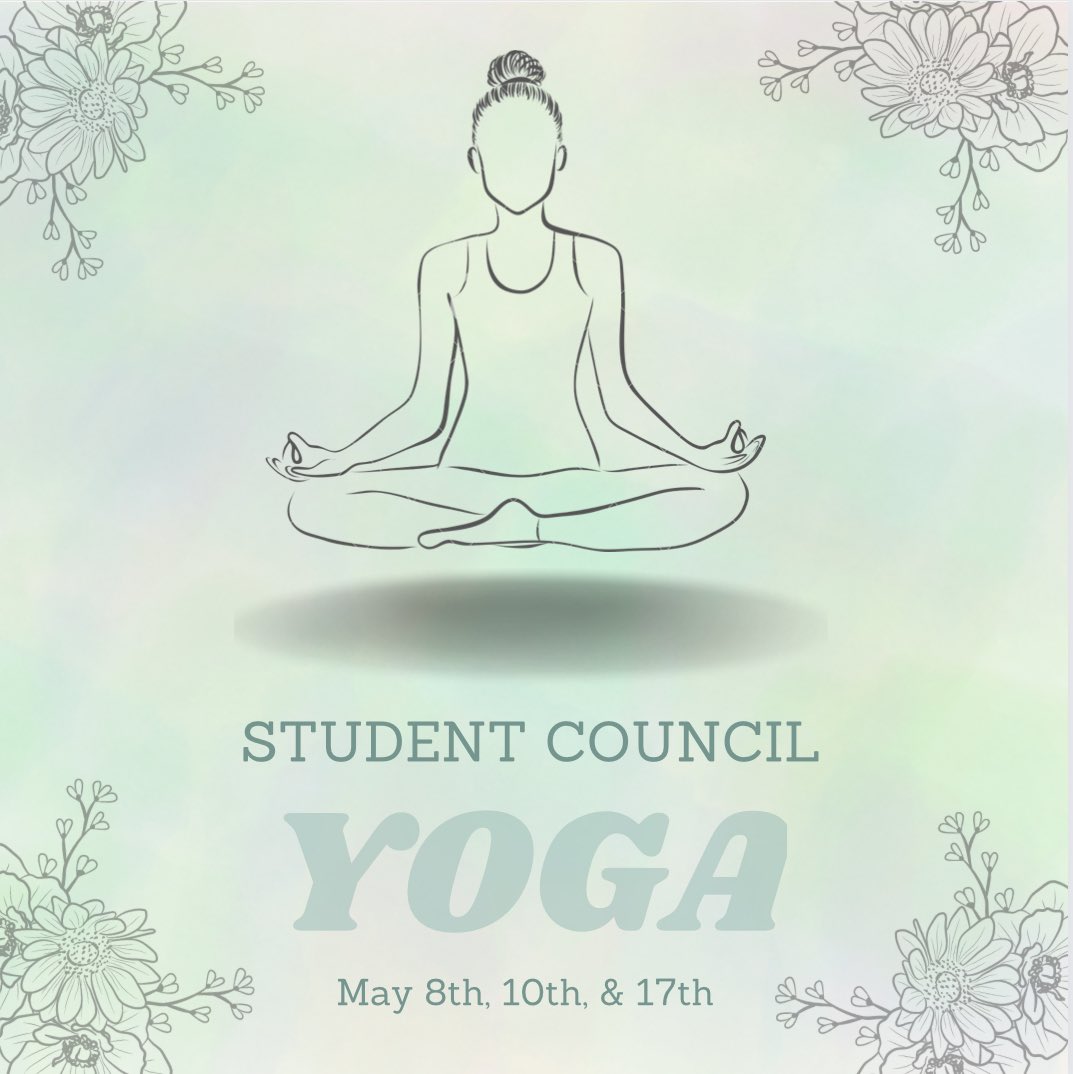 OPSCHS__STUCO's tweet photo. Exam time can be stressful so Student
Council is offering yoga these days after school in the wrestling room. To sign up for this time to relax and unwind go to the announcements page on Teams to fill out the form. https://t.co/eh72k6Jkmt