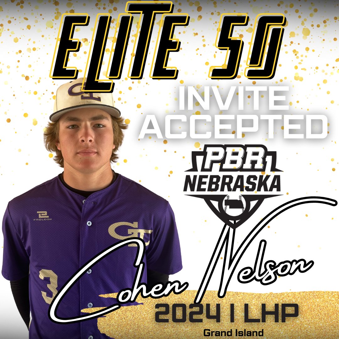 PrepBaseballNE's tweet image. 🏙️ PBR Elite 50🏙️

‼️ Invite Accepted ‼️

2024 LHP Cohen Nelson l @CohenNelson02

📚 @GISHbaseball

#PBRNEElite50 #BeSeen