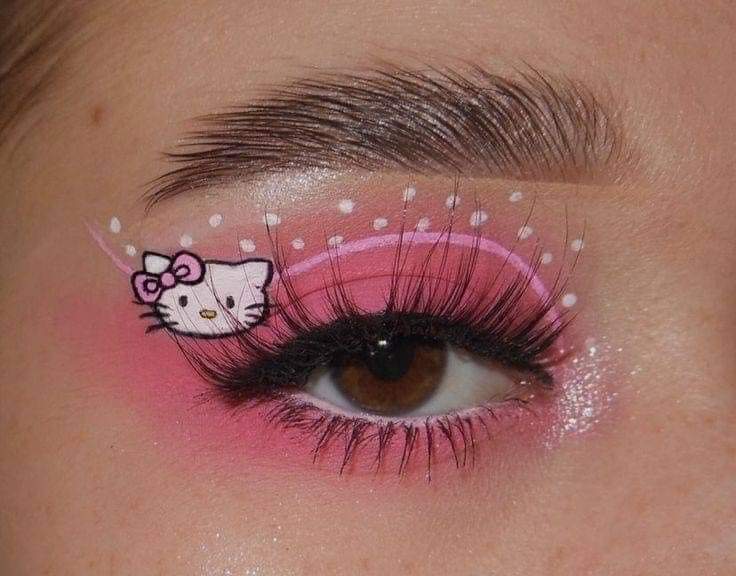Kitty୨୧ on Twitter "Hello kitty eyeliner"