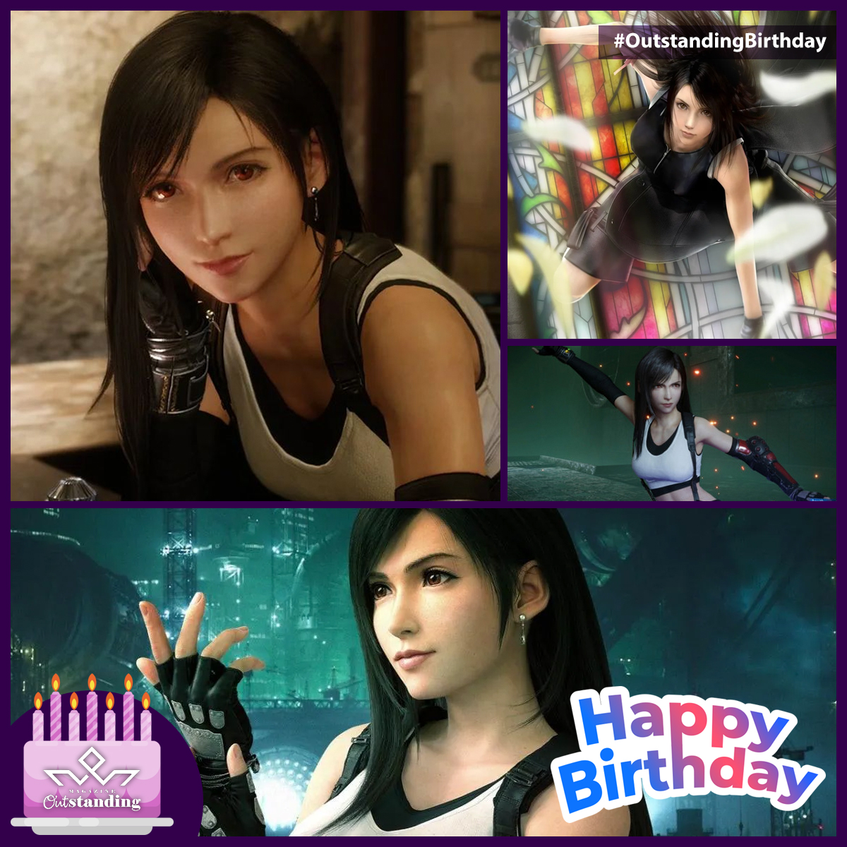 Outstandingmx's tweet photo. ¡#FelizCumpleaños, #TifaLockhart!
Personaje de #FinalFantasyVII. Experta en artes marciales, miembro del grupo resistente conocido como #AVALANCHA.
#OutstandingBirthday #OutstandingVideoGame #OutstandingGame #FFVII #FF https://t.co/scq6wve4ss