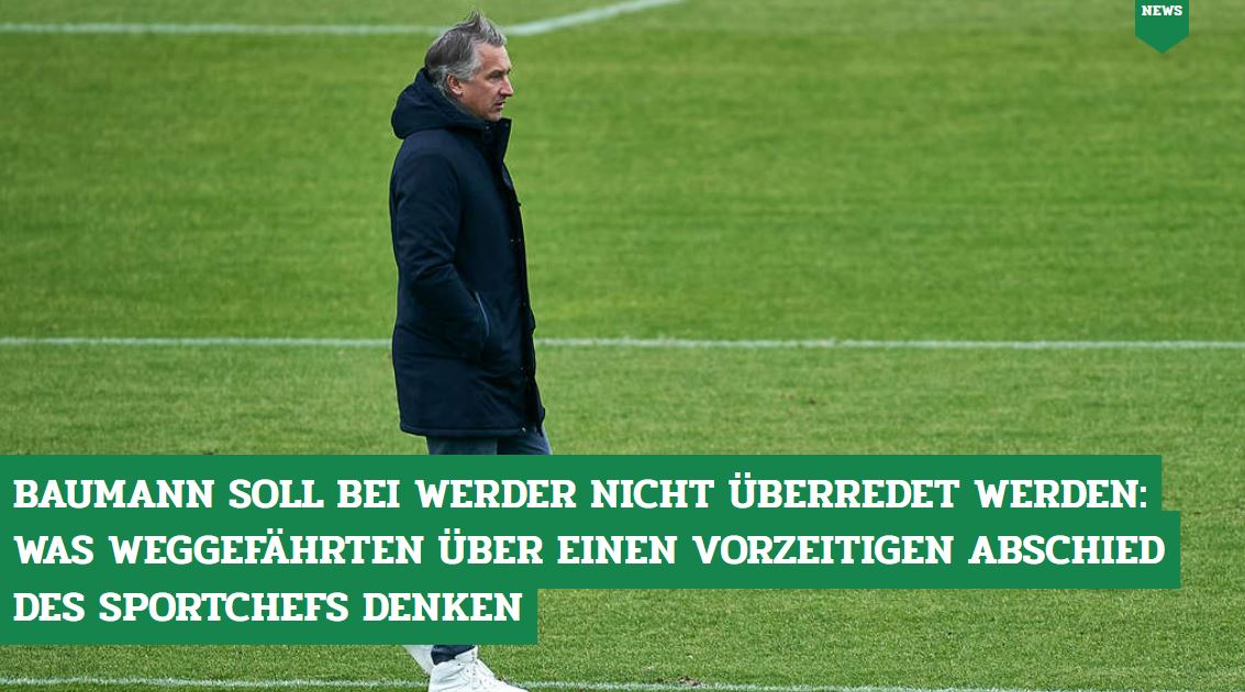 DeichStube's tweet photo. Erfüllt Frank #Baumann seinen Vertrag bei #Werder, verlängert er ihn sogar oder hört er vorzeitig auf? Welche Prognose langjährige Weggefährten jetzt zum Bremer Sportchef abgeben👉https://t.co/vSQx2y5R8B
#Bundesliga #Frings #Wintermann https://t.co/rV4pP3OhRl