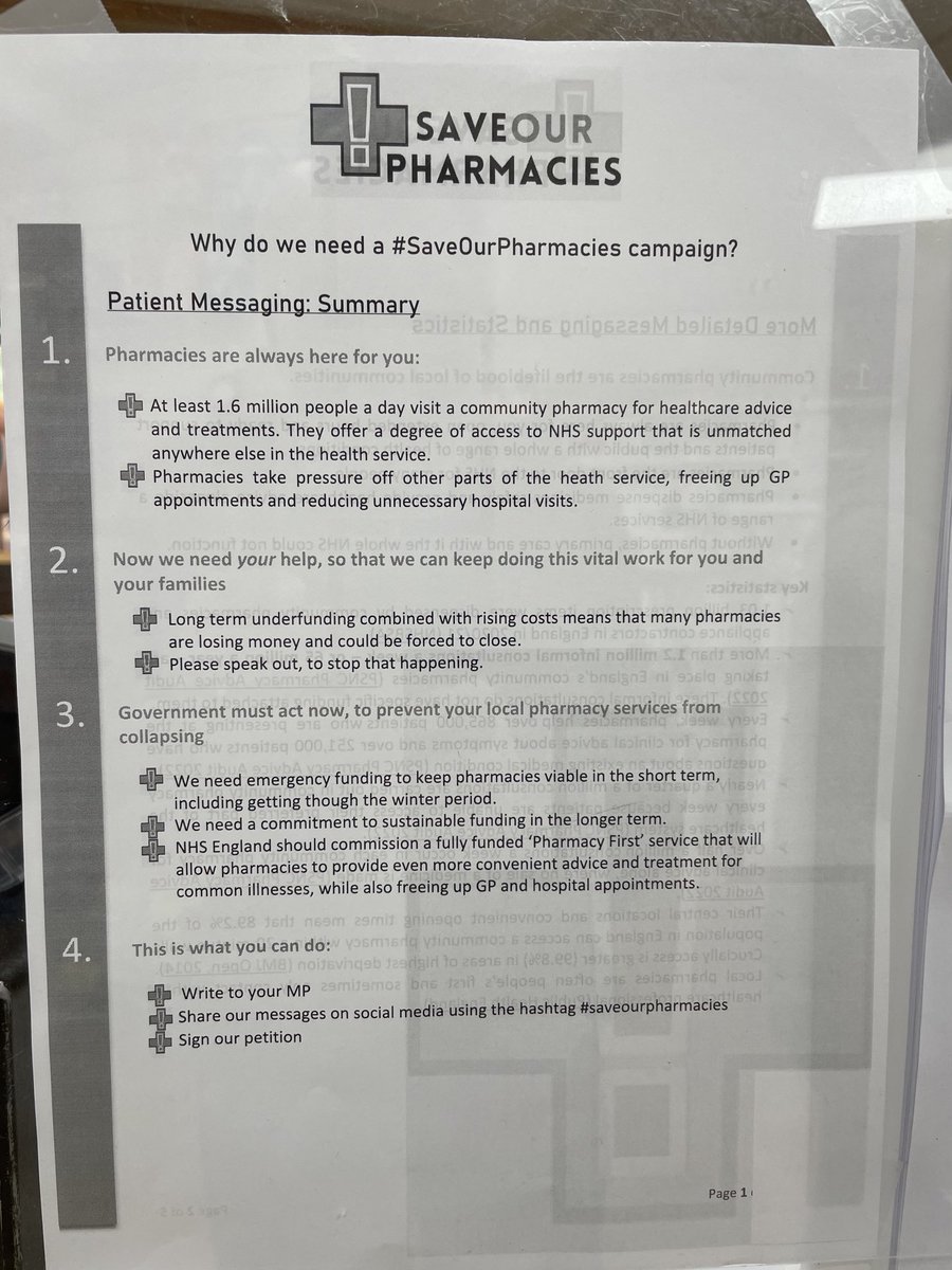 #saveourpharmacies please RT.