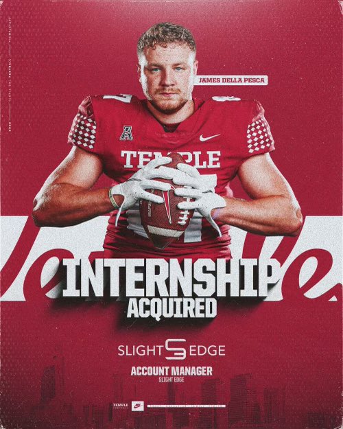 CoachScheier's tweet photo. DEVELOPING the WHOLE MAN and
BUILDING your BRAND @Temple_FB!
Keep CHASING GREATNESS!๐ฆ
#TempleTUFF #TightEndTUFF https://t.co/LwM8m3ssV8