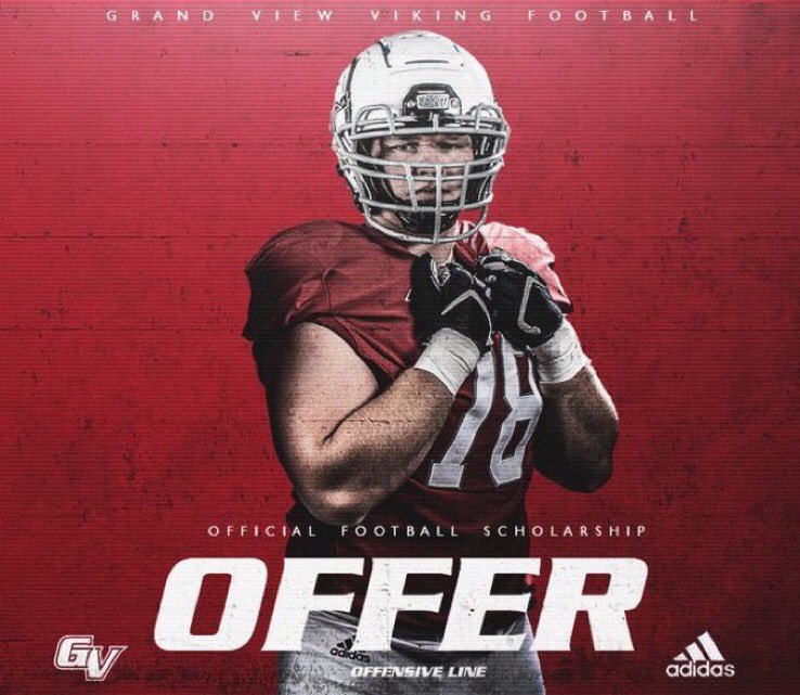 Blessed to receive my first offer from Grandview University. Thankful for the opportunity to play at the next level! <a href="/GVVikingFB/">Grand View Football</a> <a href="/CoachEJGVU/">EJ Peterson</a>