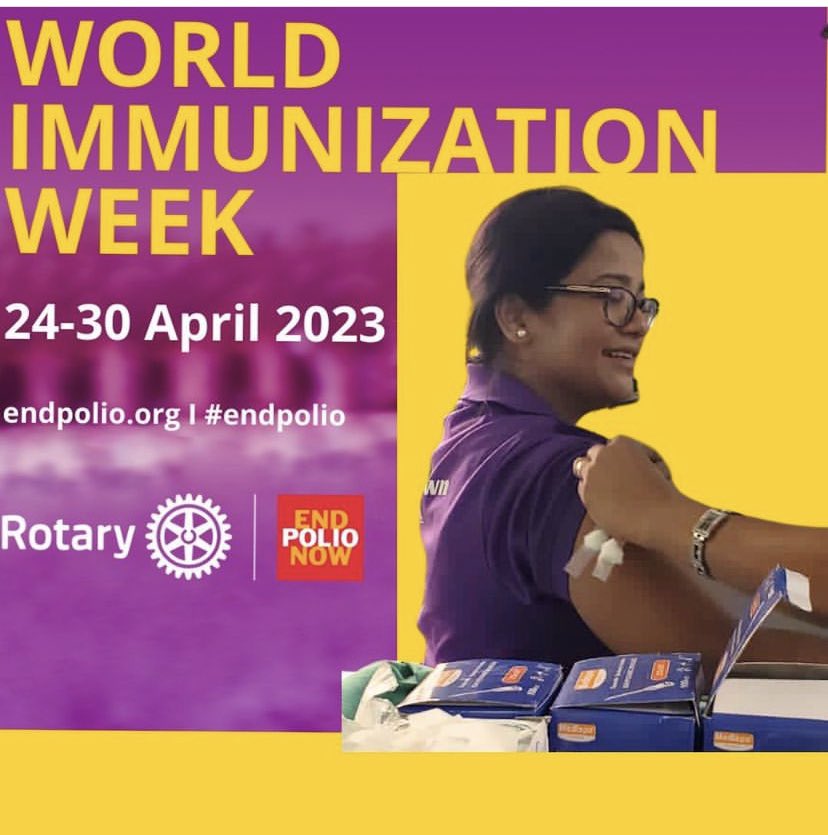World Immunization Week 

Celebrated in the last week of April each year – aims to highlight the collective action needed to ensure that every person is protected from vaccine-preventable diseases.

#rotaryshares #district7030 #endpolio #ImagineRotary #RCPT