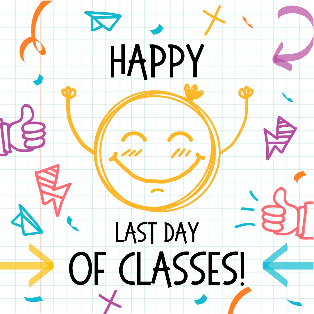 Appstatecomdept's tweet photo. Happy Last Day of Classes! Take some time to relax and enjoy yourself before gearing up for those final exams. You deserve it!
@appstate @AppStateFAA
#appstate #appstatefaa #appstatecomdept #lastdayofclasses https://t.co/3P9hZtjVJC