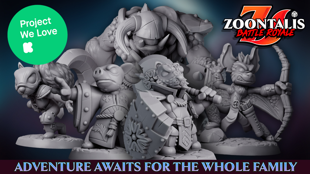 It's All About The Love!
#Zoontalis has been awarded a Project We Love by #Kickstarter! Find Out Why!
kickstarter.com/projects/diceh…
#diceheads #wargaming #dnd  #roleplaying #wargames #miniatures #minipainting #warhammer40K  #3dprinting #3dprint #3dprintedminiatures