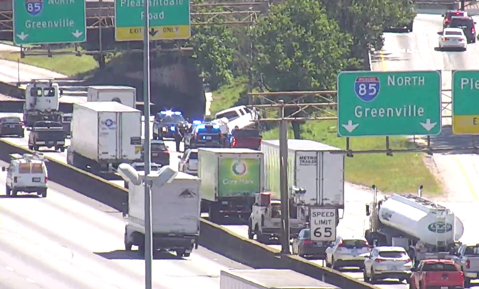 Triple Team Traffic on Twitter "Crash blocks the I85/nb ramp to