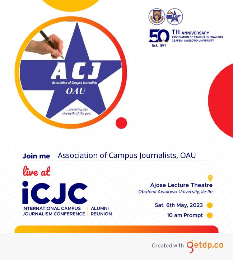 The Association of Campus Journalists (ACJ) OAU tweet media