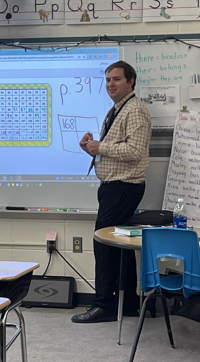 2DAmore's tweet image. Mr Contaldi’s last day with us is this Friday. Only one more math period with him this week.