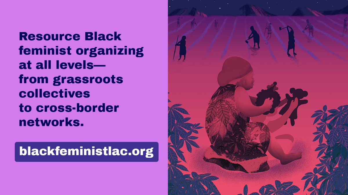 We know from @BlackFemFund that in 2018, less than half of 1% of almost $70B global foundation giving went to Black women, girls, and trans people. Here’s how to #FundBlackFeminists in #LatinAmerica & the #Caribbean: blackfeministlac.org/?S1