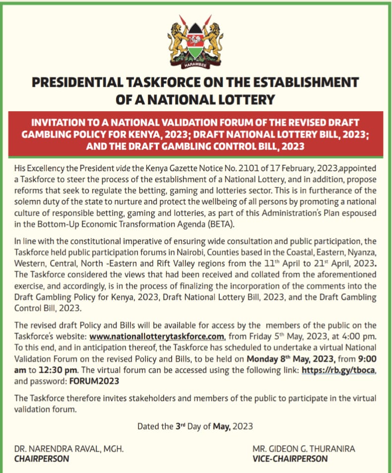 National Lottery Taskforce tweet media