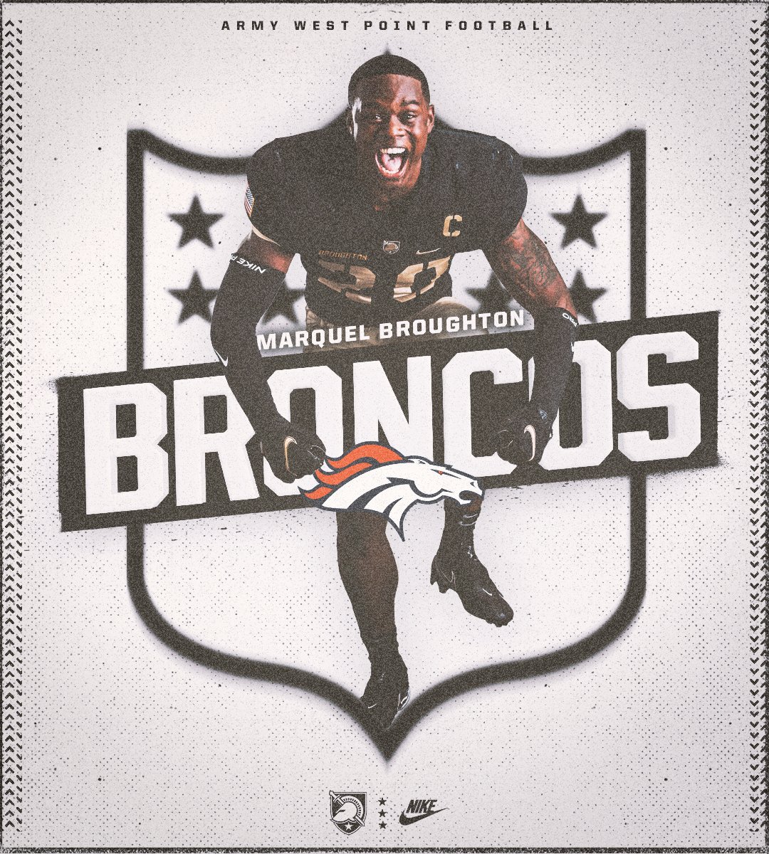 .<a href="/M_Broughton2/">Marquel Broughton</a> receives minicamp invite from the <a href="/Broncos/">Denver Broncos</a> 👏👏👏

#GoArmy