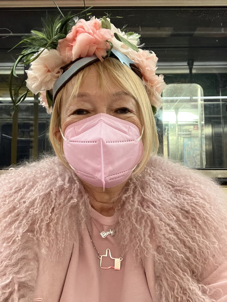 A tourist asked to take a pic of me on the subway 😂 #centralparkconservancy ⁦@CentralParkNYC⁩ #fredericklawolmsted #ladiesluncheon