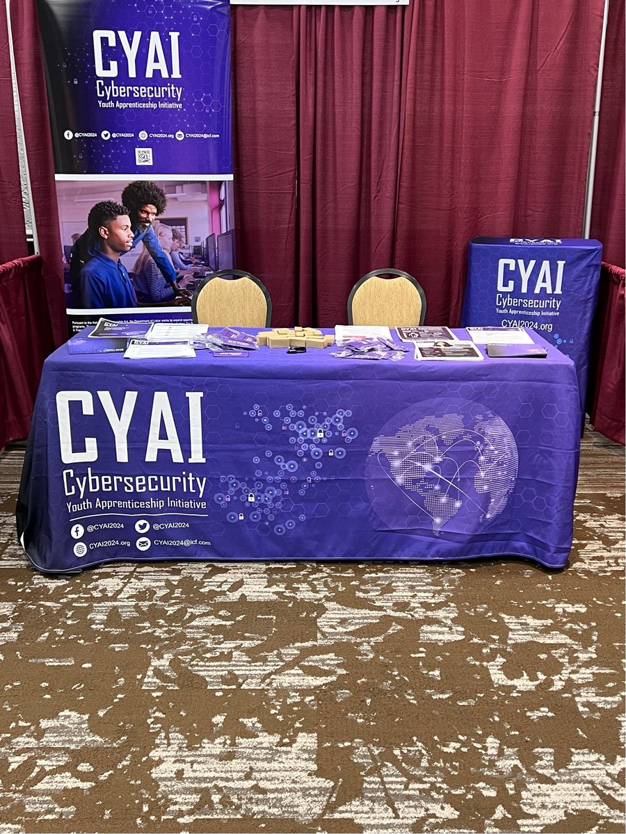 CYAI2024's tweet image. We're at @paworkforce 39th Annual Conference this week to talk youth apprenticeship in cybersecurity! Stop by our booth👍 #Built2Thrive #WkDevWorksPA #WkDev #CYAI2024 #ApprenticeshipWorks