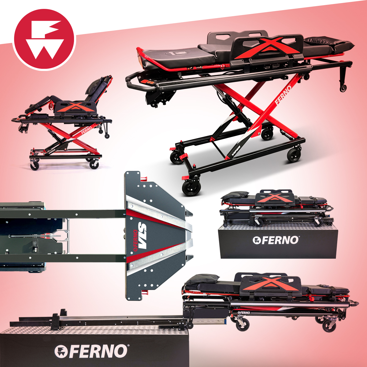 VIPER STRETCHER & LOADING SYSTEM - a powered Ambulance Stretcher and a manual Loading Arm, easy to use, strong, lightweight and a simple to install solution… ferno.com/uk/product/vip…