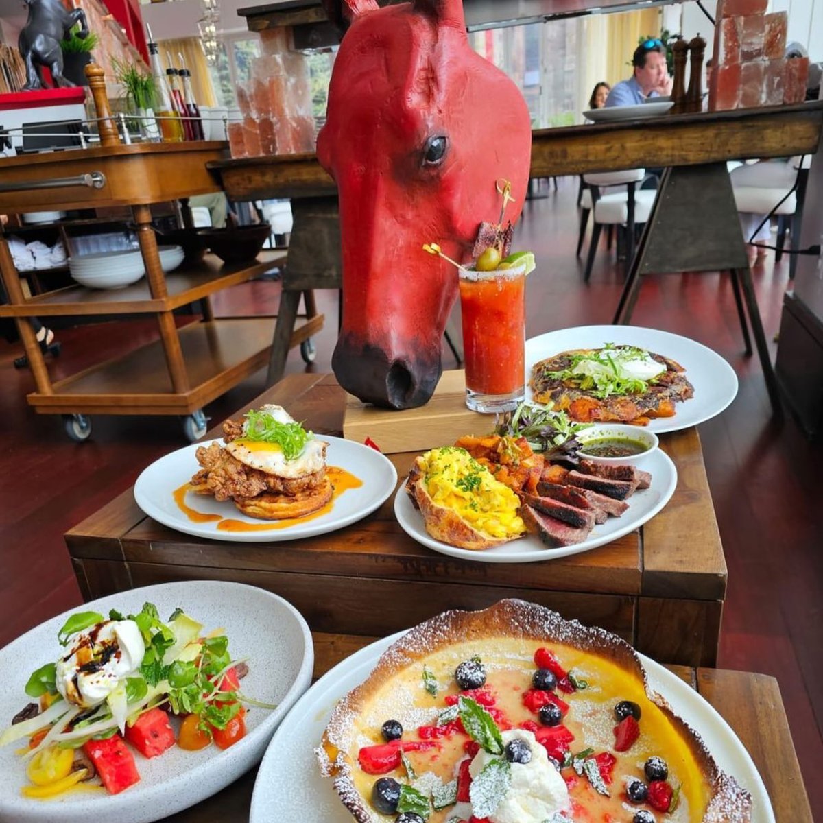 Our first Mother’s Day @redhorsebydb_whiteplains. Celebrating with a special prefixe Brunch menu and a La carte dinner! Tap the link in bio for reservations. #ChewDoin