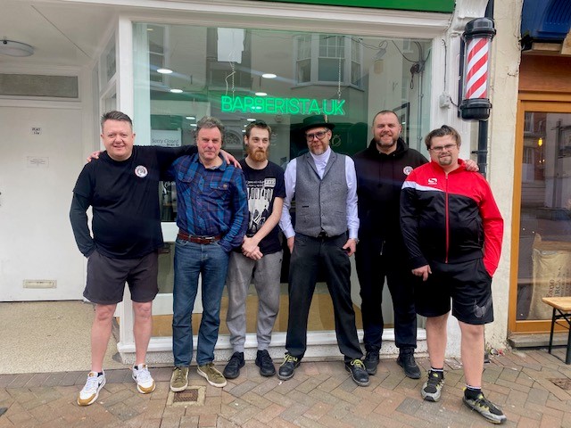 DMHF_social's tweet photo. Our barbershop initiative focuses on the direct link between self-esteem and #mentalhealth. Find out more about our #peer support work/groups with Weymouth's Barberista UK, local boxing group @FightBackMH , and charity @TrustLantern 
https://t.co/UFSegnD286
#haircut #social https://t.co/FZ4bcaWCf1