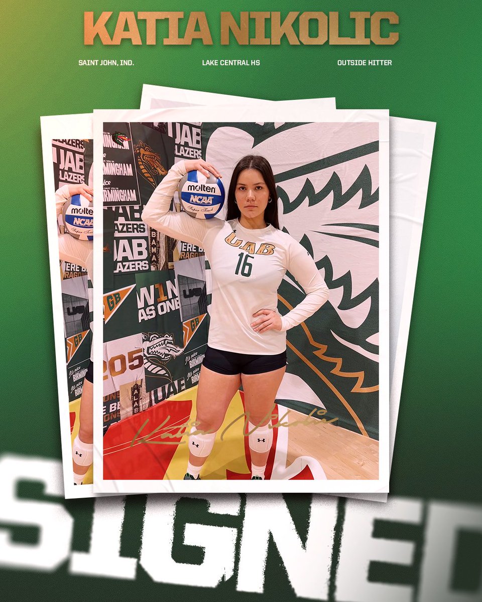 UAB Volleyball (@uab_vb) on Twitter photo This All-State, All-Region honoree is making her way to the 205!
<a href="/katianikolic3/">katia nikolic</a> is ππππππ
βοΈ
#WinAsOne This All-State, All-Region honoree is making her way to the 205!
<a href="/katianikolic3/">katia nikolic</a> is ππππππ
βοΈ
#WinAsOne