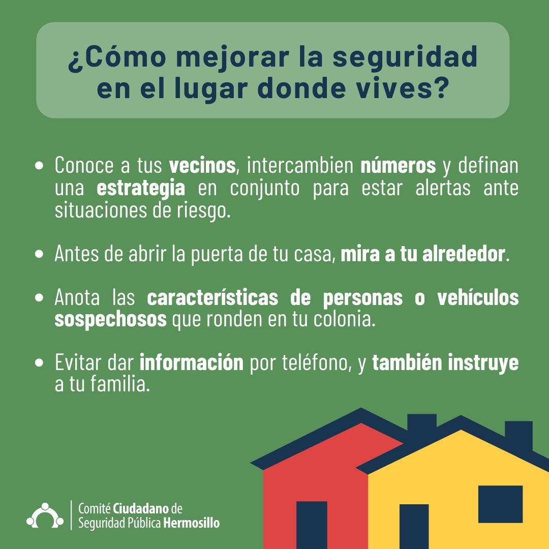Siguiendo estas sugerencias, podrás mantener un vecindario más seguro para ti y tu familia. ¡Colonia segura! ✅