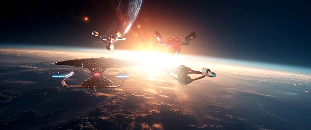 Alternate post-credits scene: Enterprise G escorting Enterprise A, D, and Excelsior to the Fleet Museum.

#startrek #startrekpicard #startrektng #startrekpicardseason3 #startreklegacy #terrytrek #startrekfanart #startrekstarships

<a href="/TerryMatalas/">Terry Matalas</a> <a href="/JeriLRyan/">Jeri Ryan</a> <a href="/DaveBlass/">Dave Blass</a>