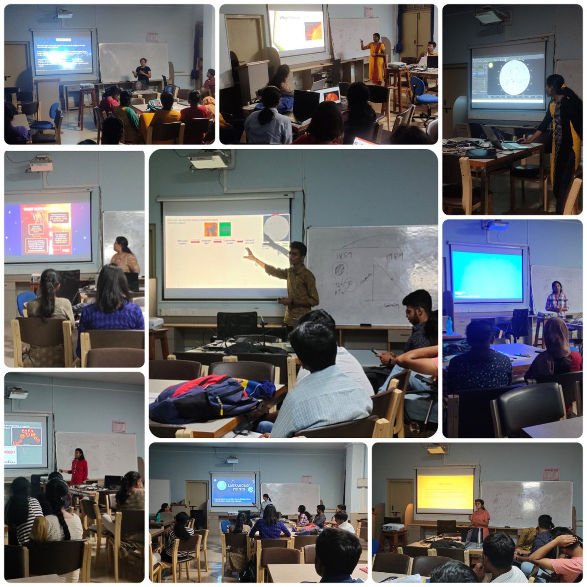 RIEMYSURU's tweet image. RIE students conducted solar Science workshop on April 26 and 27, #AdithyaL1  #studentworkshop #handsontechniques #RIEMStudents #solarscience #isro