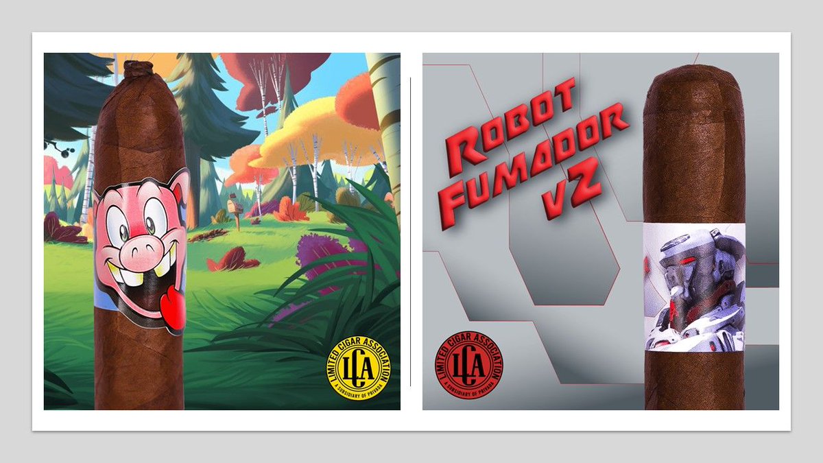 LCA:  BBQ Pig by Quesada | Mr. Robot Fumador V2 - 
In-store May 5th 2023
@privadacigarclub <a href="/quesadacigars/">Quesada Cigars</a> @manoloquesada47
@raquelquesadaofficial #cigar #cigars #botl #sotl #weareprivada #limitedcigarassociation #lcacigars #privadacigarclub #privadacigars
mailchi.mp/bluehavanachic…